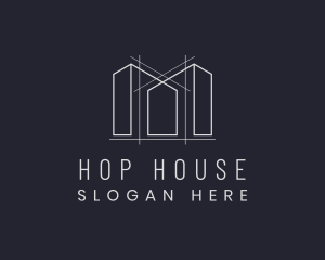 House Architecture Building logo design