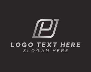 Digital Startup Professional Letter P Logo