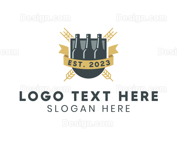 Beer Bottle Pub Logo