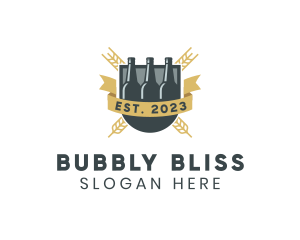 Beer Bottle Pub logo design