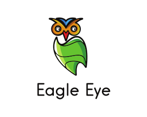 Owl Leaf Cocoon logo