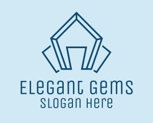 Blue Gem House  logo design