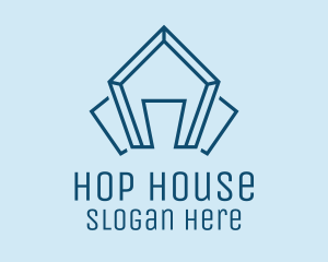 Blue Gem House  logo design