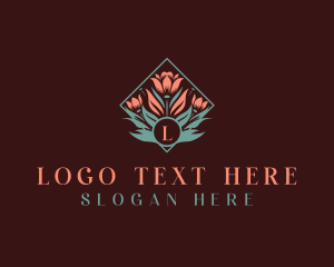 Flower Elegant Florist Logo