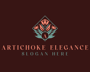 Flower Elegant Florist logo design