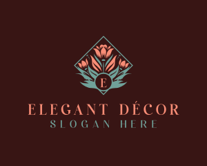 Flower Elegant Florist logo design