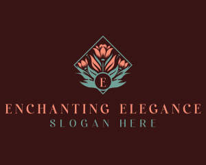 Flower Elegant Florist logo design