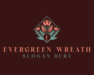 Flower Elegant Florist logo design