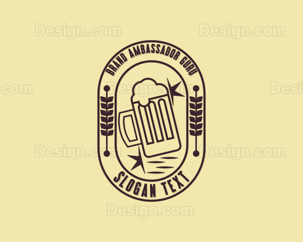 Pub Beer Liquor Logo