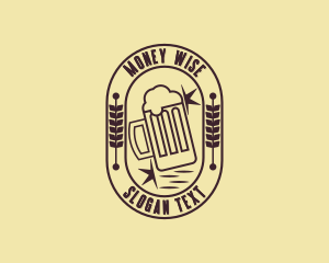 Pub Beer Liquor Logo