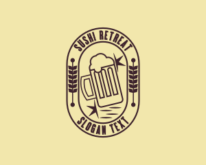 Pub Beer Liquor logo design