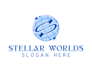 World Star Letter S logo design