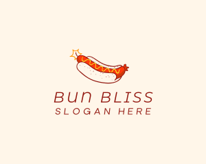 Dynamite Sausage Bun logo design