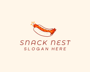 Dynamite Sausage Bun logo design