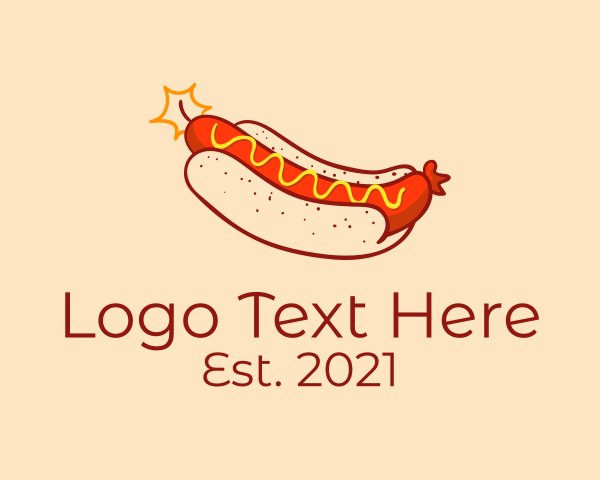 Sausage logo example 4