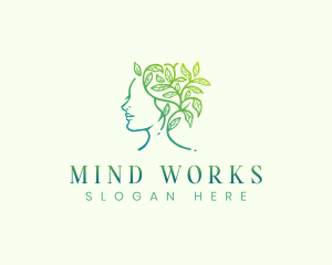 Mind Leaf Wellness logo design