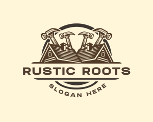 Hammer Roof Remodeling logo design