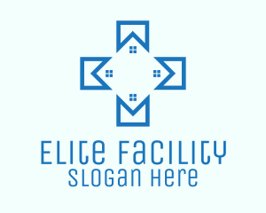 Blue Medical Facility logo design