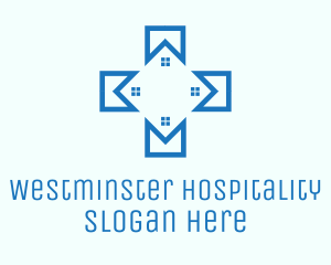 Blue Medical Facility logo design