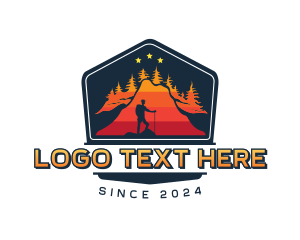 Trek - Outdoor Mountaineer Trek logo design