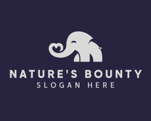 Elephant Zoo Animal Logo