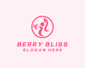 Women’s Gym Trainer logo design