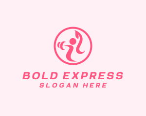 Women’s Gym Trainer logo design