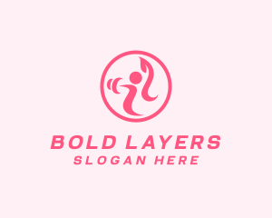 Women’s Gym Trainer logo design