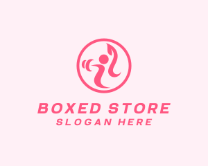 Women’s Gym Trainer logo design