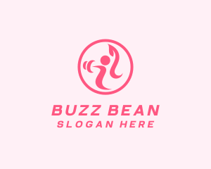 Women’s Gym Trainer logo design