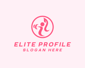 Women’s Gym Trainer logo design