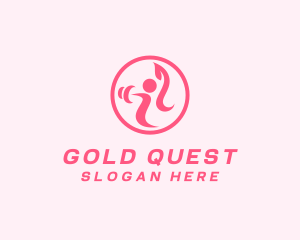 Women’s Gym Trainer logo design