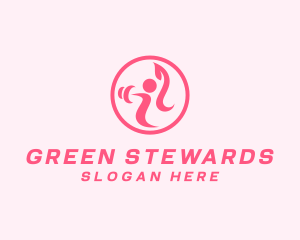 Women’s Gym Trainer logo design