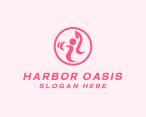 Women’s Gym Trainer logo design