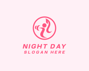 Women’s Gym Trainer logo design