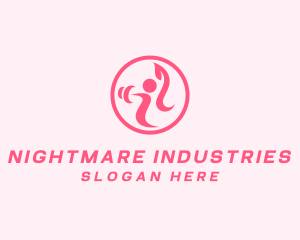 Women’s Gym Trainer logo design