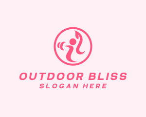 Women’s Gym Trainer logo design