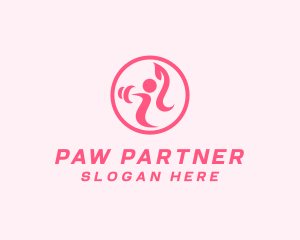 Women’s Gym Trainer logo design