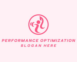 Women’s Gym Trainer logo design