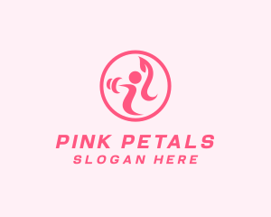 Women’s Gym Trainer logo design