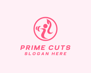 Women’s Gym Trainer logo design