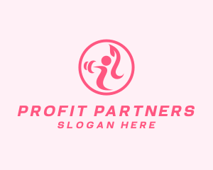 Women’s Gym Trainer logo design