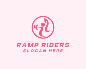 Women’s Gym Trainer logo design