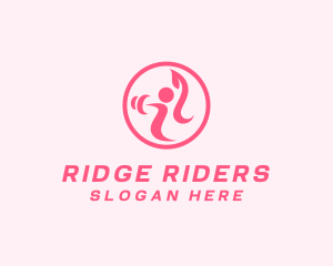 Women’s Gym Trainer logo design