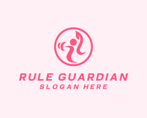 Women’s Gym Trainer logo design