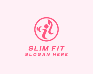 Women’s Gym Trainer logo design