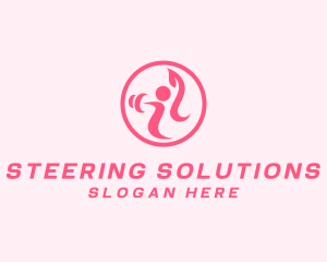 Women’s Gym Trainer logo design