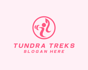 Women’s Gym Trainer logo design