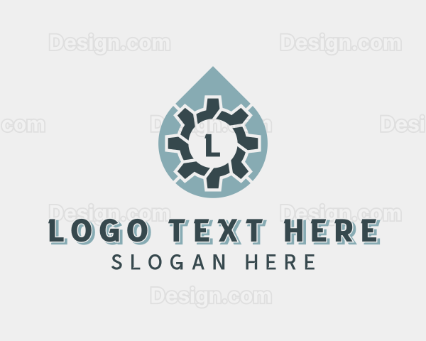 Industrial Cog Mechanic Logo