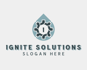 Industrial Cog Mechanic logo design